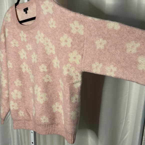 Thick Kawaii Soft Floral Flower Sweater Plus Size Oversized 2X XXL 2XL Women’s - Picture 4 of 6